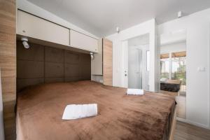 Кровать или кровати в номере Adriamar Mobile Homes in Camping Park Umag