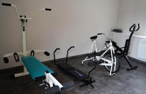 Fitness centrum a/nebo fitness zařízení v ubytování Le Domaine des Gemmes