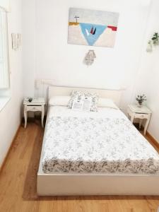 Posteľ alebo postele v izbe v ubytovaní Un Patio al Sur