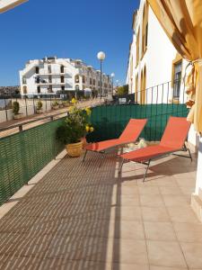 Balkón nebo terasa v ubytování Sunlight Apartment - Molino Blanco - La Zenia