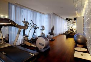 Fitness centrum a/nebo fitness zařízení v ubytování Mira Moon