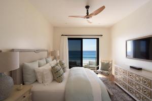 Ruang duduk di Beachfront Flats Los Cabos