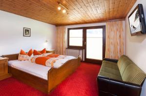 Łóżko lub łóżka w pokoju w obiekcie Appartement Jägerhof