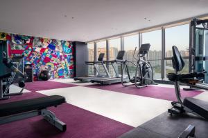 Fitness centrum a/nebo fitness zařízení v ubytování Hyatt Centric Lakeside Ningbo
