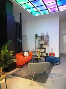 Posezení v ubytování Butik Art Hotel