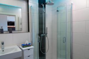 Ein Badezimmer in der Unterkunft Haus "Jan am Strand" Appartement JAN002