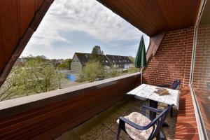 Ein Balkon oder eine Terrasse in der Unterkunft Haus "Luv und Lee" Appartement LUV23