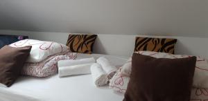 Postel nebo postele na pokoji v ubytování Apartament Złote Piaski - UniBal Mielno