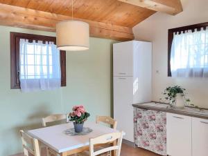 Kuchyňa alebo kuchynka v ubytovaní Cà Vincenzona, Wellness Area