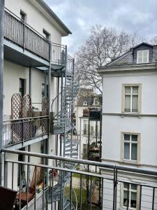 Balkón nebo terasa v ubytování Downtown Apartment 4U Leipzig