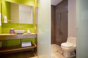 Ένα μπάνιο στο Hotel Bari Bucaramanga