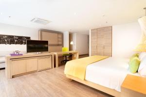 Μια τηλεόραση ή/και κέντρο ψυχαγωγίας στο Hotel Bari Bucaramanga