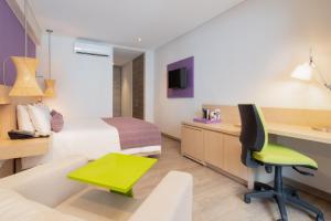 Μια τηλεόραση ή/και κέντρο ψυχαγωγίας στο Hotel Bari Bucaramanga
