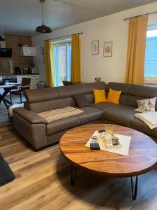Posezení v ubytování Jahn Apartments
