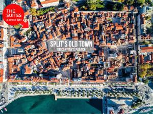 Et luftfoto af THE SUITES at central Split
