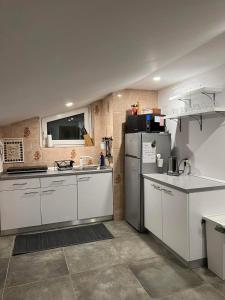 Kuchyň nebo kuchyňský kout v ubytování apartma "happy Scotts"