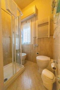 Koupelna v ubytování Hotel Viscardo