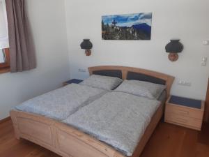 Postel nebo postele na pokoji v ubytování Ferienwohnung Widmann
