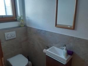 Koupelna v ubytování Ferienwohnung Widmann