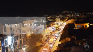 Vista generica su Cuzco o vista sulla città dall'interno dell'hotel