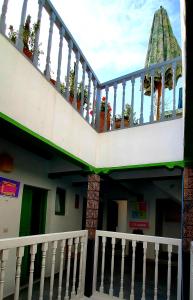 A balcony or terrace at Atlantic Hostel