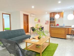 A seating area at Urban One Apartments, Kumasi - Adinkrahene