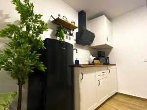 A kitchen or kitchenette at Suite con Cueva Romana/Roman Cave * Early Check-in