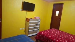 Letto o letti in una camera di Hospedaje el Motilon