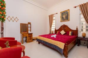 Postel nebo postele na pokoji v ubytování Villa Trung nghĩa 28 + 22 fotografií