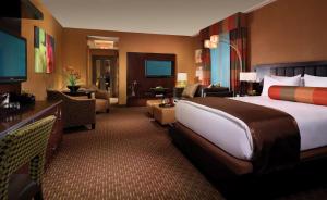 Ein Bett oder Betten in einem Zimmer der Unterkunft Golden Nugget Hotel & Casino Las Vegas