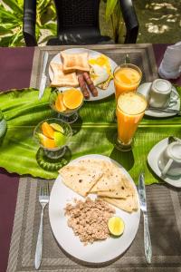 Možnosti snídaně pro hosty v ubytování Veyvah Inn Maldives