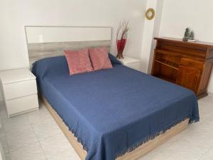 Hermoso piso/apartamento amueblado patraix Valencia. tesisinde bir odada yatak veya yataklar