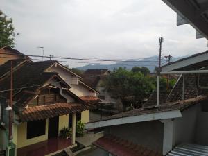 a view from the roof of a house at Homestay Syariah Mami Borobudur in Borobudur +4 photos