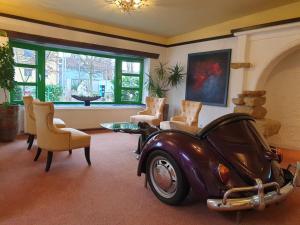 Posezení v ubytování CONTEL Hotel