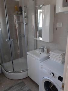 Koupelna v ubytování Gita Apartmani