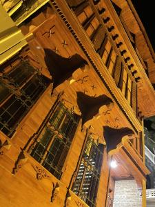 a building with bats on the side of it at Thrace Konak Hotel & SPA in Kırklareli