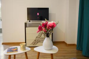 A television and/or entertainment centre at Romantic luxury in city center