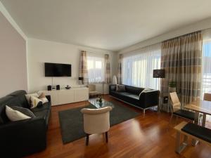 TV a/nebo společenská místnost v ubytování Chalet Elisabeth