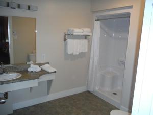 Koupelna v ubytování Motel Beausejour