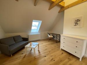 Posezení v ubytování Forsthaus Zartwitzer Hütte