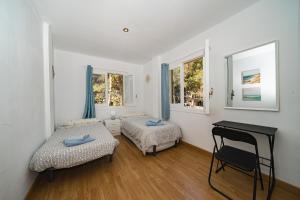 Postel nebo postele na pokoji v ubytování Mieles apartment + 5 fotografií