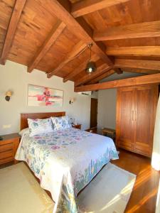 Postel nebo postele na pokoji v ubytování Casa do Ache