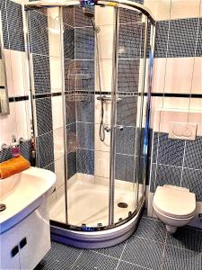 Koupelna v ubytování Apartmány Vojta