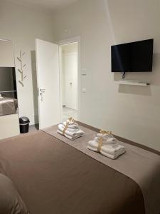A television and/or entertainment centre at B&B m’ama non m’ama