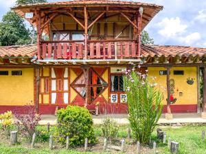 Zahrada ubytování Cabaña Numbana San Agustín