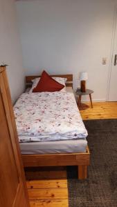 Postel nebo postele na pokoji v ubytování Ferienhaus Michels