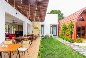 Zahrada ubytování Omah Lumbung Yogyakarta