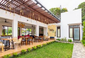 Zahrada ubytování Omah Lumbung Yogyakarta