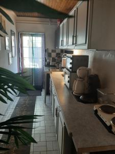 Köök või kööginurk majutusasutuses Unterkunft mit Wohlfühleffekt und Flair