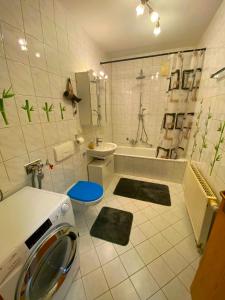 Koupelna v ubytování Ferienwohnung Greiz